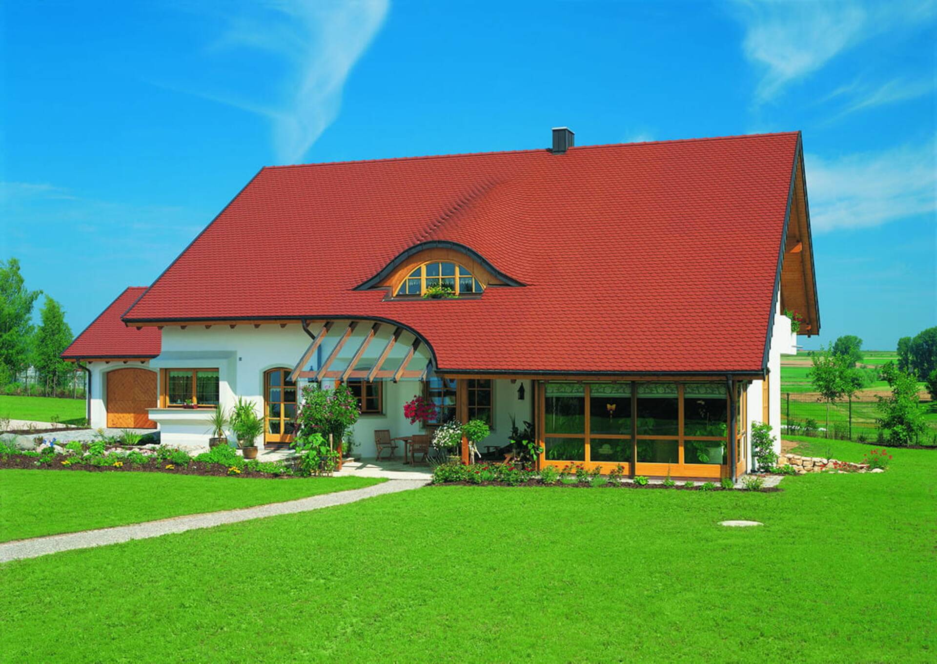 Натуральная черепица — классическая керамическая кровля